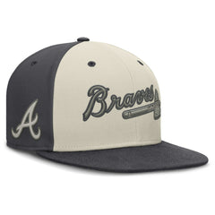 Atlanta Braves Dri-FIT True Fitted Hat Cream