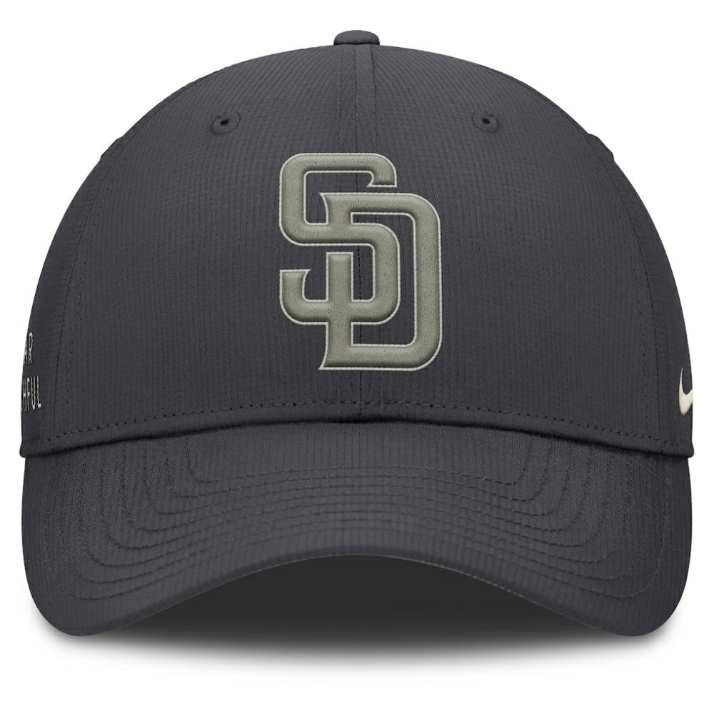 San Diego Padres Club Dri-FIT Adjustable Hat Anthracite