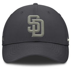 San Diego Padres Club Dri-FIT Adjustable Hat Anthracite