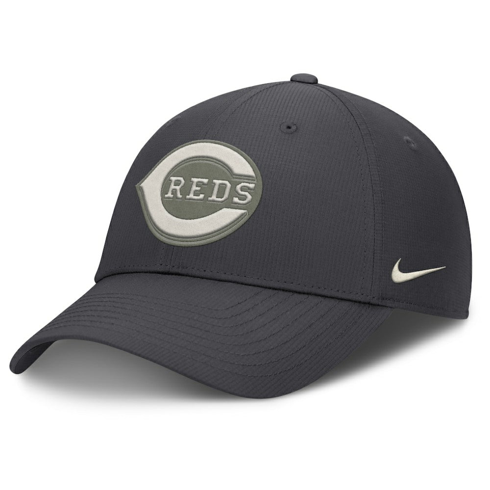 Cincinnati Reds Club Dri-FIT Adjustable Hat Anthracite