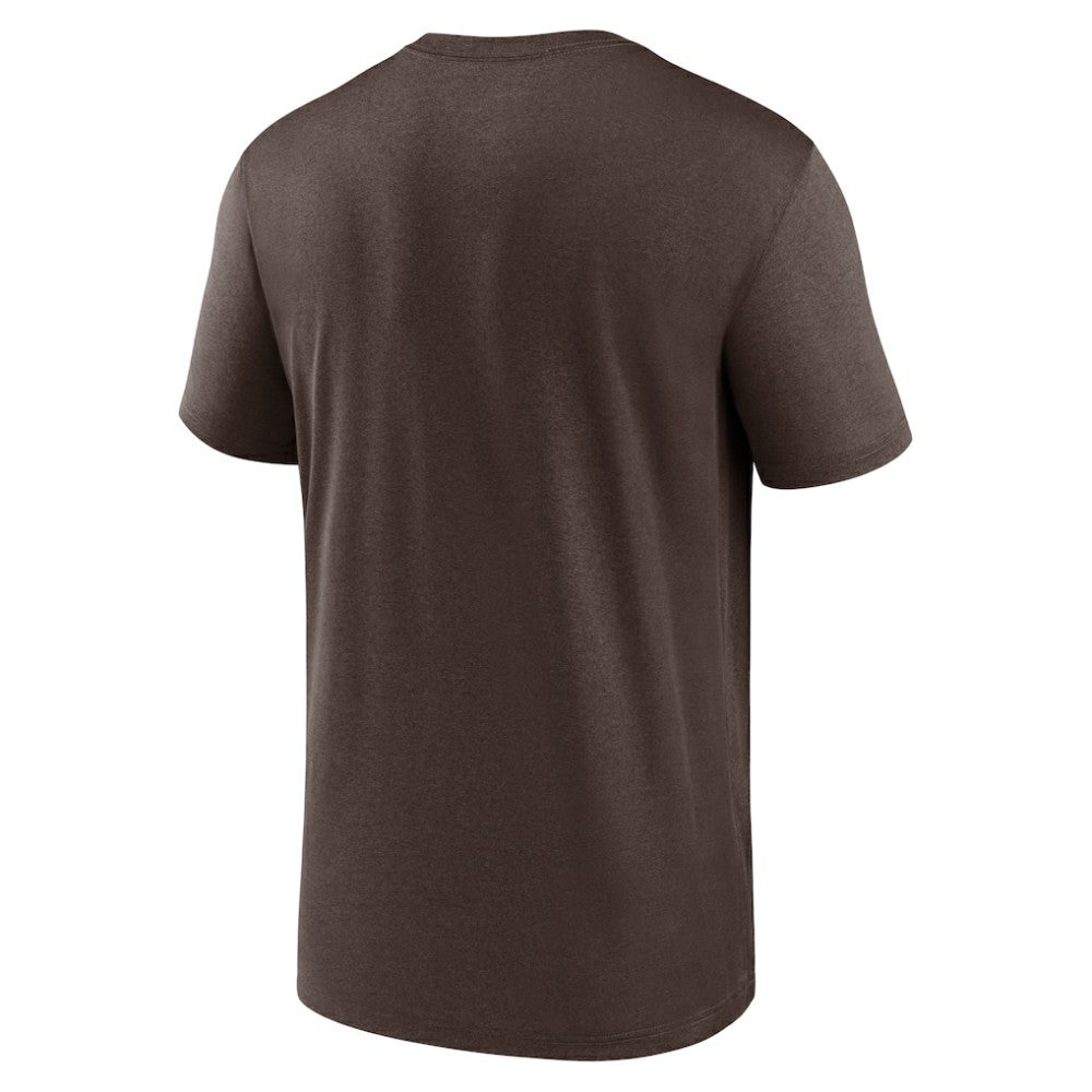 San Diego Padres 2025 MLB Postseason Authentic Collection Legend Dri-FIT T-Shirt Brown