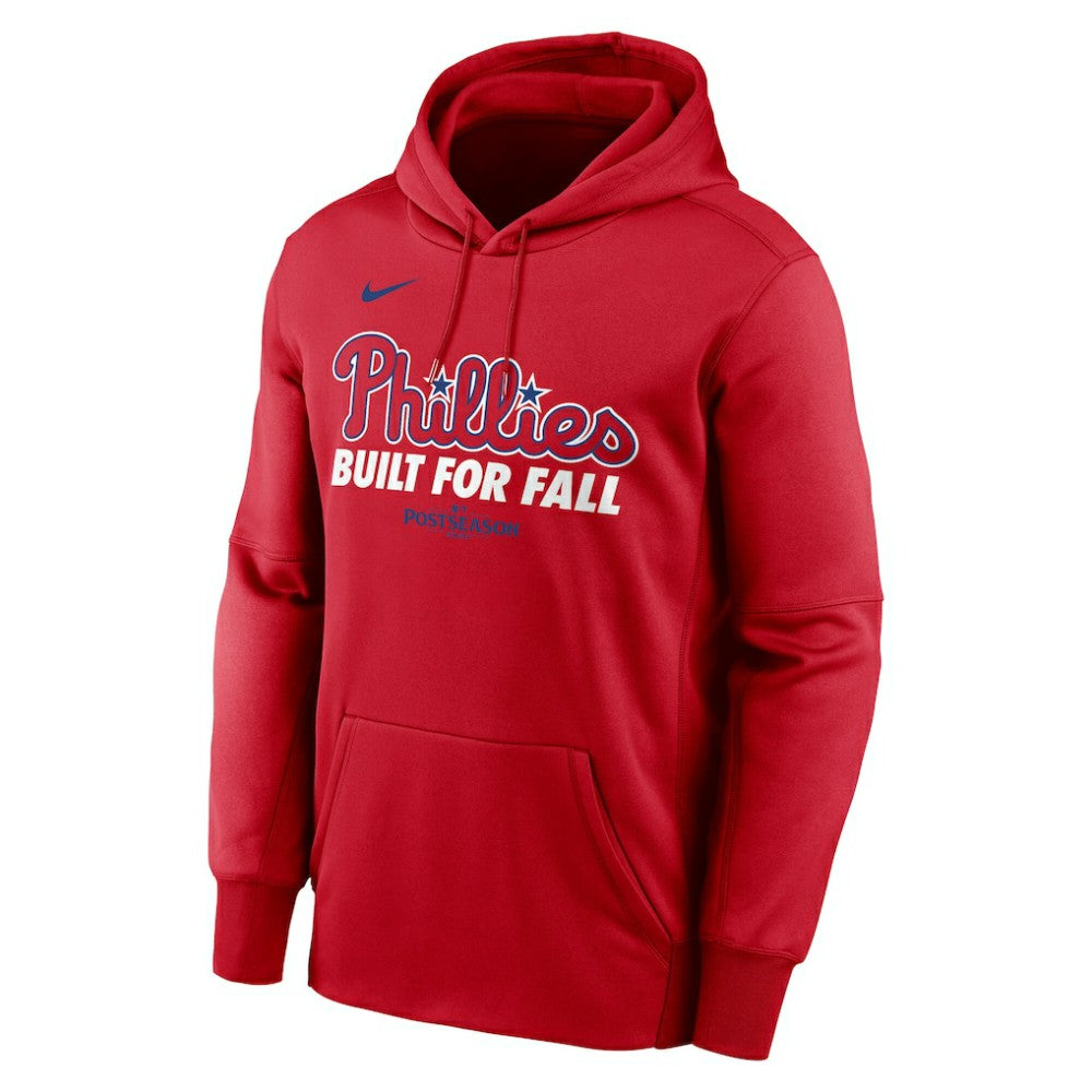 Philadelphia Phillies 2025 MLB Postseason Authentic Collection Therma Fleece Hoodie Red