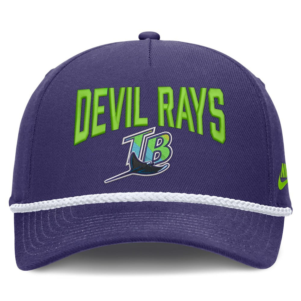 Tampa Bay Rays Cooperstown Rise Adjustable Hat Purple