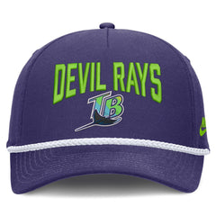 Tampa Bay Rays Cooperstown Rise Adjustable Hat Purple