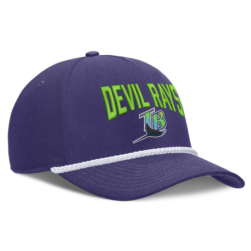Tampa Bay Rays Cooperstown Rise Adjustable Hat Purple