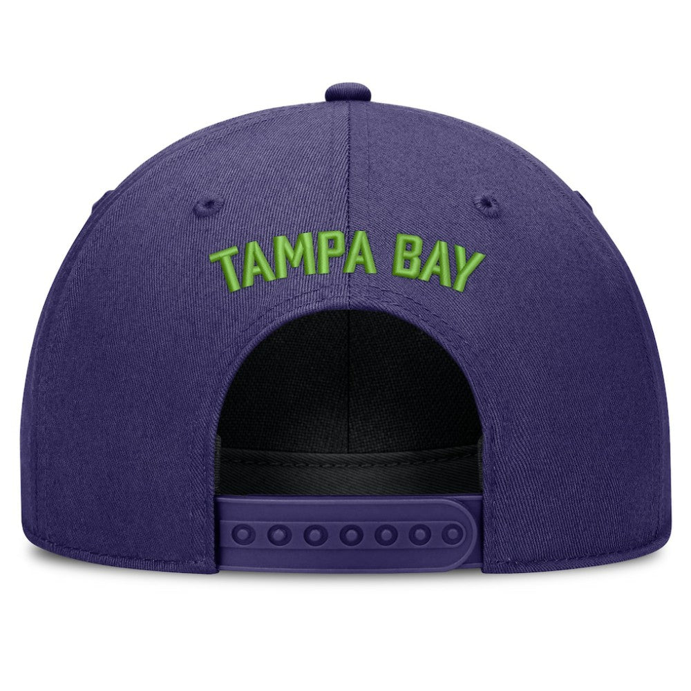 Tampa Bay Rays Cooperstown Rise Adjustable Hat Purple