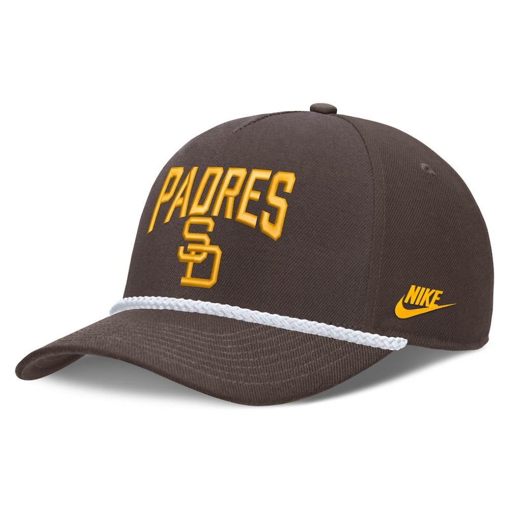 San Diego Padres Cooperstown Rise Adjustable Hat Brown