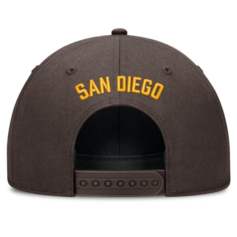 San Diego Padres Cooperstown Rise Adjustable Hat Brown