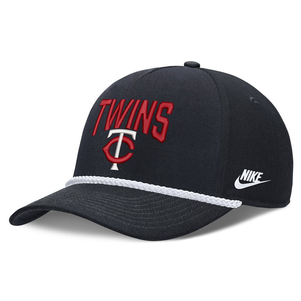 Minnesota Twins Cooperstown Rise Adjustable Hat Navy