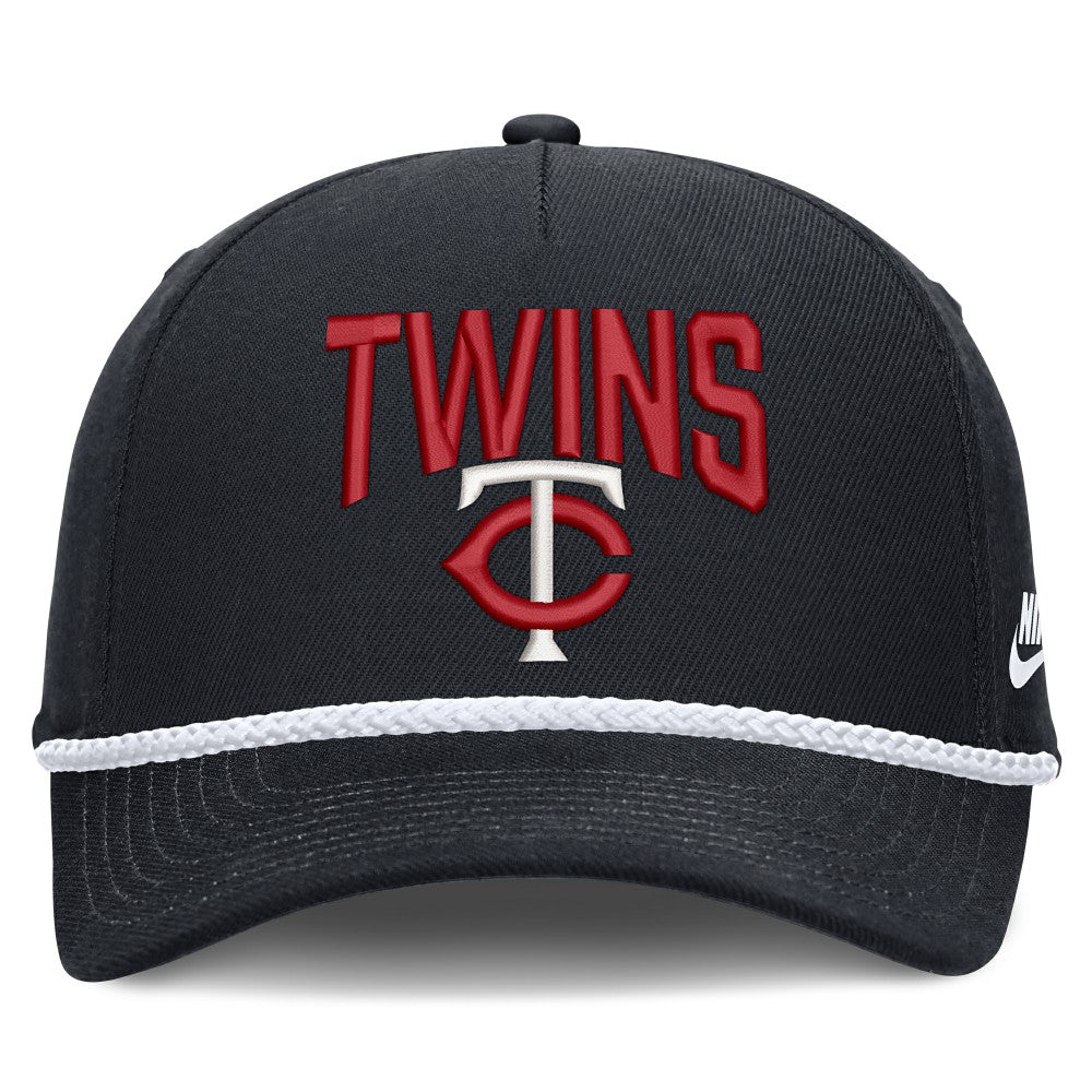 Minnesota Twins Cooperstown Rise Adjustable Hat Navy