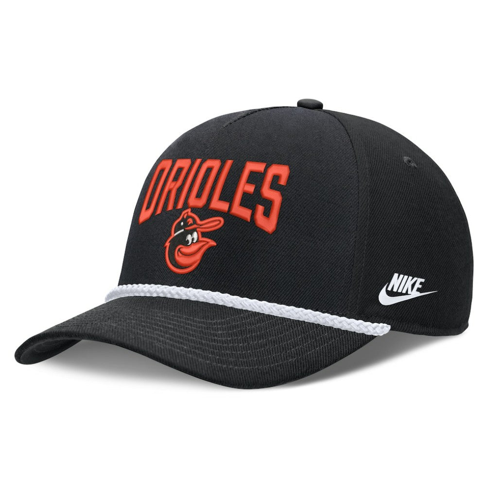 Baltimore Orioles Cooperstown Rise Adjustable Hat Black