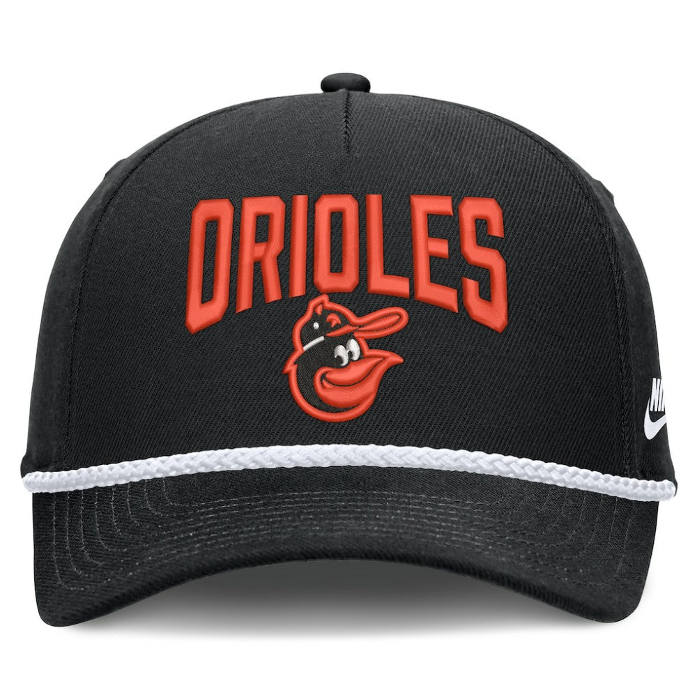 Baltimore Orioles Cooperstown Rise Adjustable Hat Black