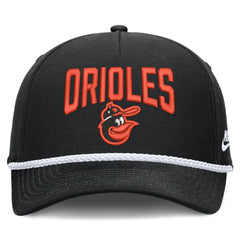 Baltimore Orioles Cooperstown Rise Adjustable Hat Black