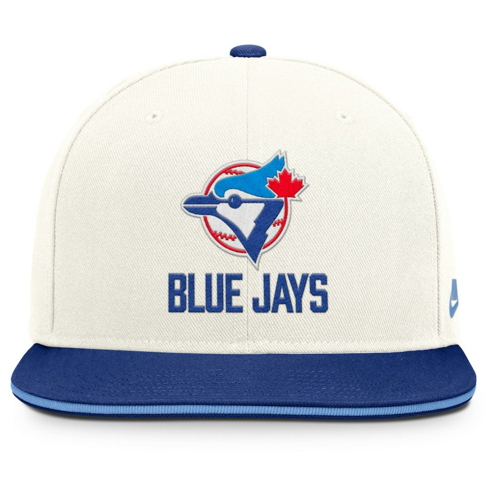 Toronto Blue Jays Cooperstown Pro Dri-FIT Snapback Hat Cream/Royal