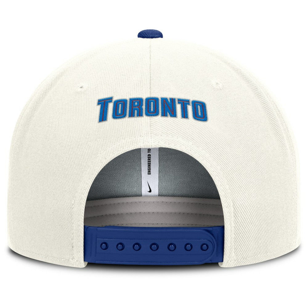 Toronto Blue Jays Cooperstown Pro Dri-FIT Snapback Hat Cream/Royal