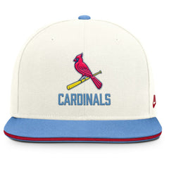 St. Louis Cardinals Cooperstown Pro Dri-FIT Snapback Hat Cream/Light Blue