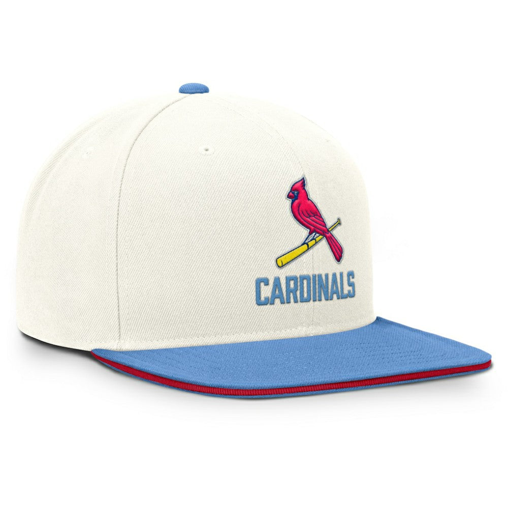 St. Louis Cardinals Cooperstown Pro Dri-FIT Snapback Hat Cream/Light Blue
