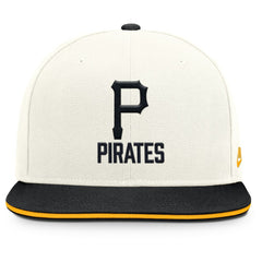 Pittsburgh Pirates Cooperstown Pro Dri-FIT Snapback Hat Cream/Black