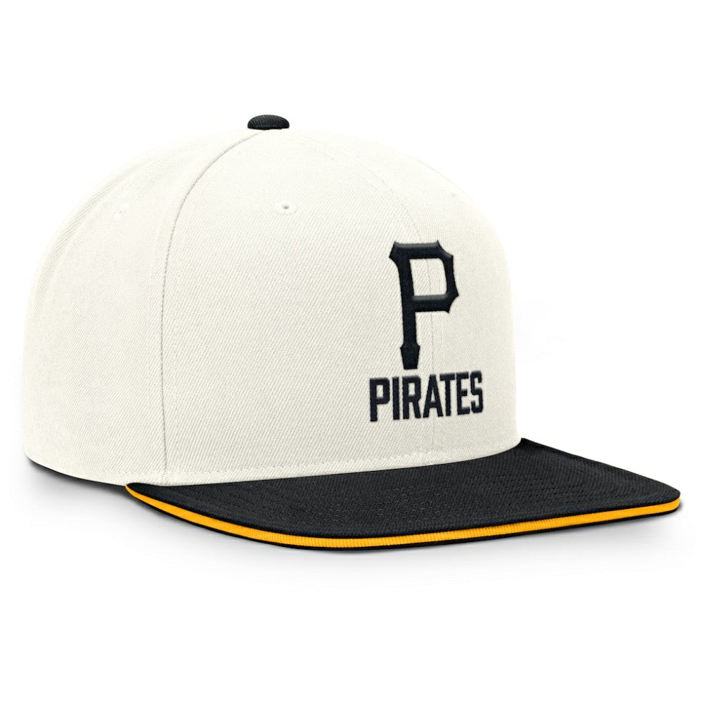 Pittsburgh Pirates Cooperstown Pro Dri-FIT Snapback Hat Cream/Black