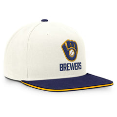 Milwaukee Brewers Cooperstown Pro Dri-FIT Snapback Hat Cream/Royal