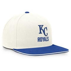Kansas City Royals Cooperstown Pro Dri-FIT Snapback Hat Cream/Royal