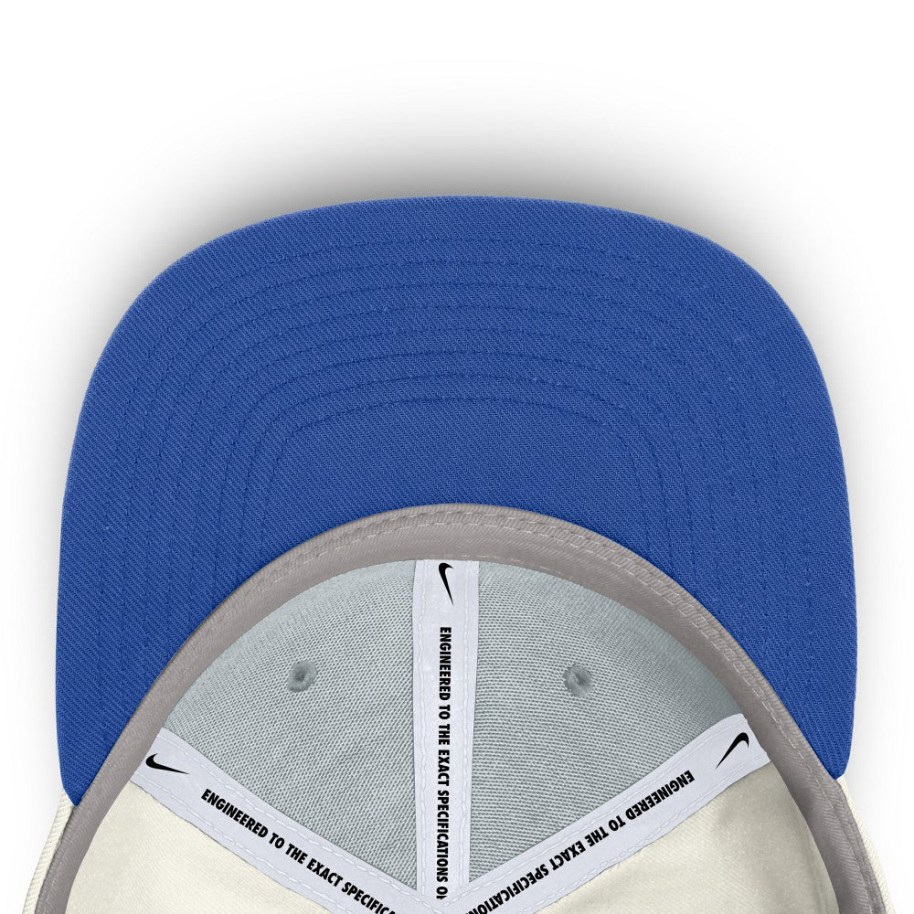 Kansas City Royals Cooperstown Pro Dri-FIT Snapback Hat Cream/Royal