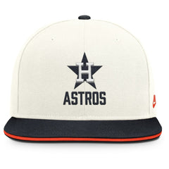 Houston Astros Cooperstown Pro Dri-FIT Snapback Hat Cream/Navy