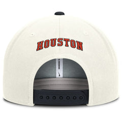 Houston Astros Cooperstown Pro Dri-FIT Snapback Hat Cream/Navy