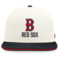 Boston Red Sox Cooperstown Pro Dri-FIT Snapback Hat Cream/Navy