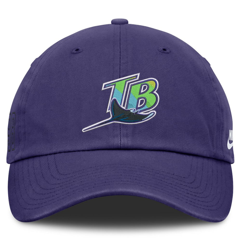Tampa Bay Rays Cooperstown Club Adjustable Hat Purple