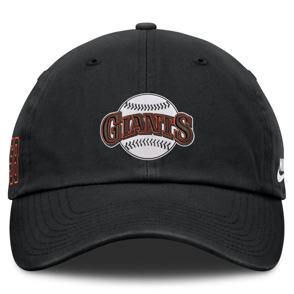 San Francisco Giants Cooperstown Club Adjustable Hat Black