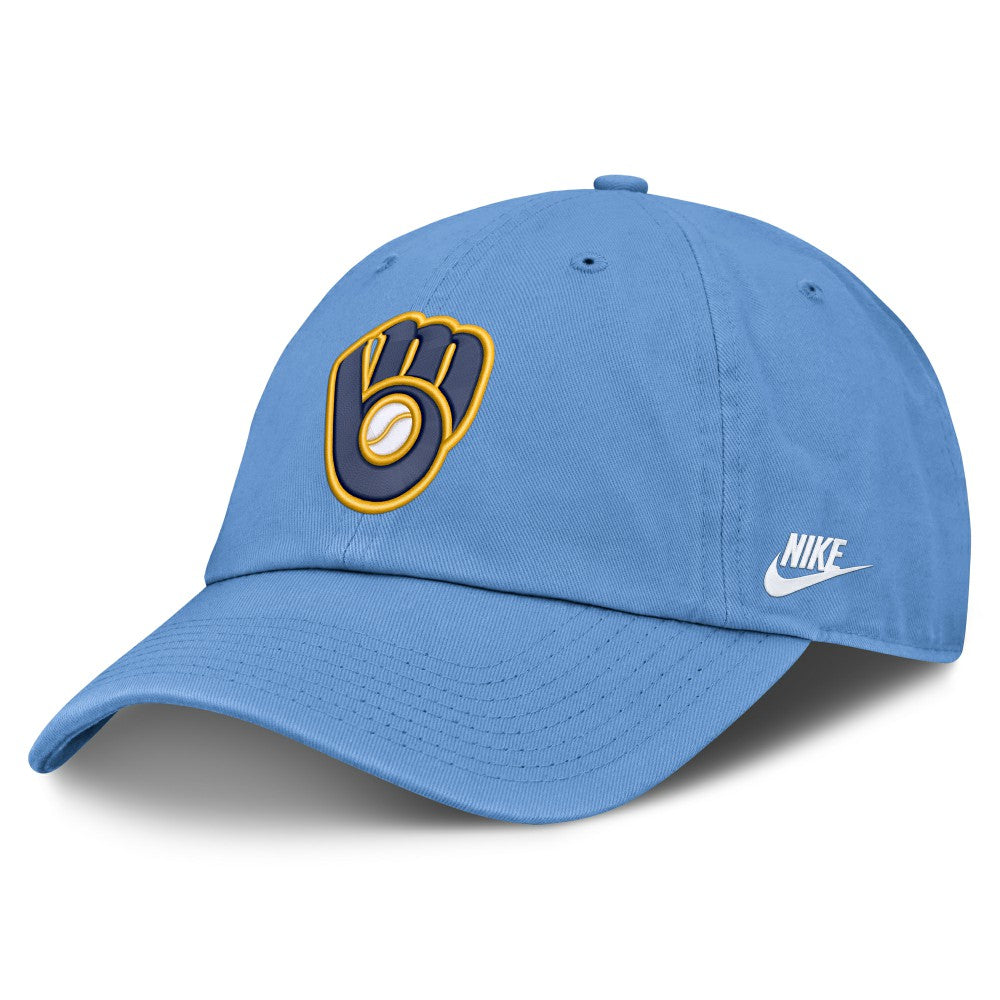 Milwaukee Brewers Cooperstown Club Adjustable Hat Light Blue