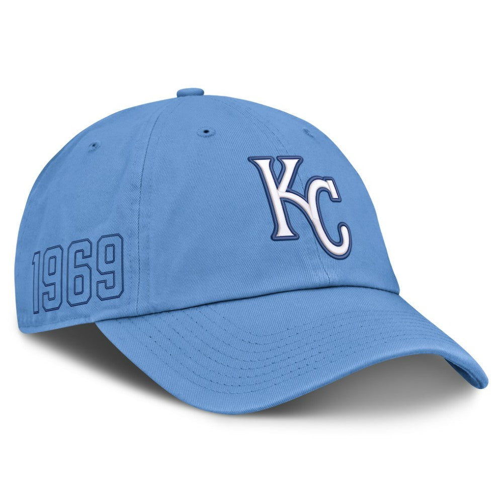 Kansas City Royals Cooperstown Club Adjustable Hat Light Blue