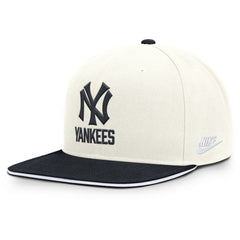 New York Yankees Cooperstown Pro Dri-FIT Snapback Hat Cream/Navy