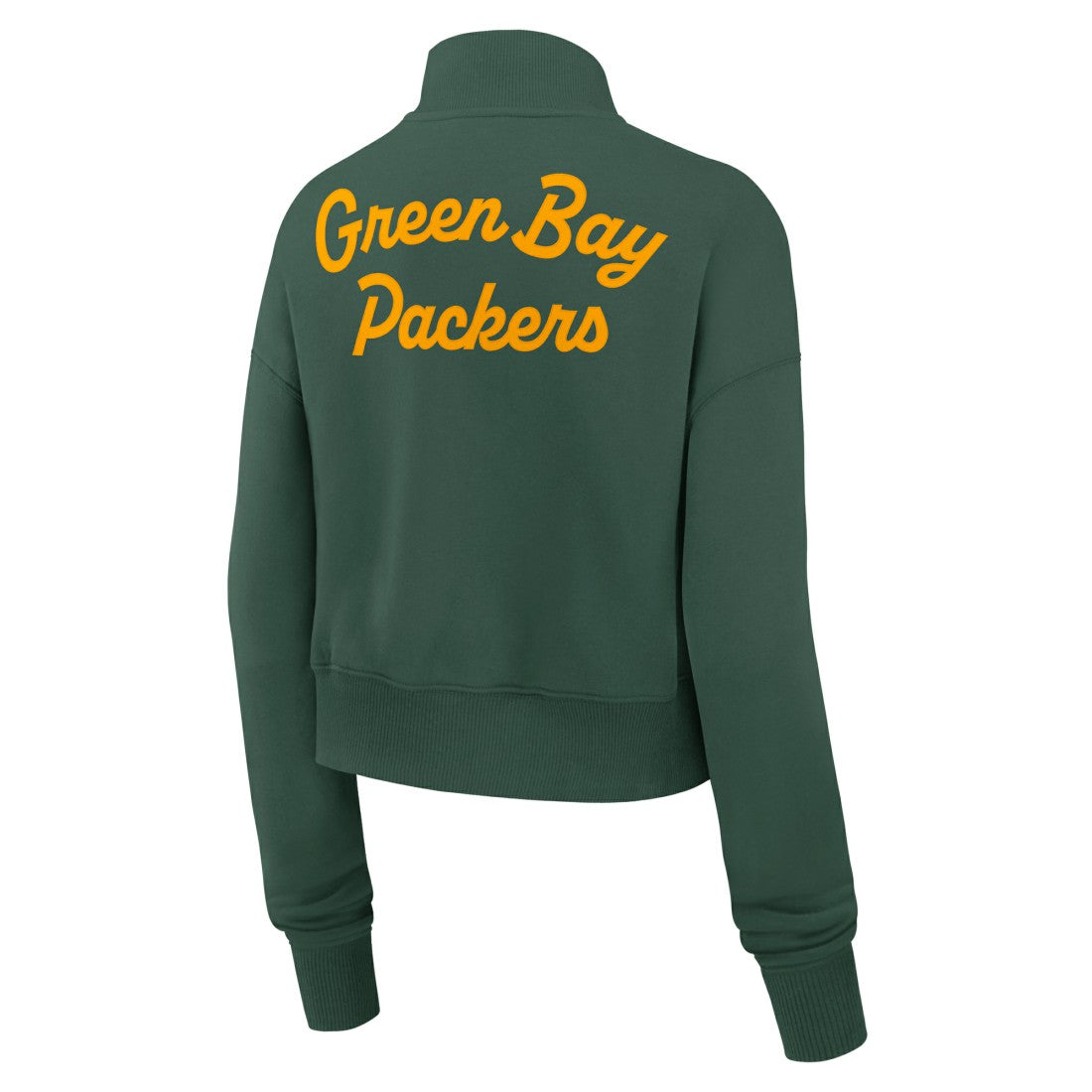 Green Bay Packers Women's Phoenix Fleece Quarter-Zip Sweatshirt - Green outlet