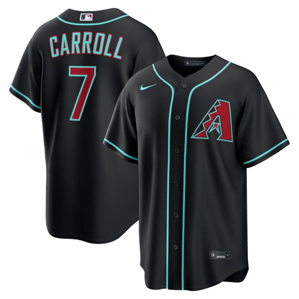 Corbin Carroll Arizona Diamondbacks Alternate Replica Jersey Black