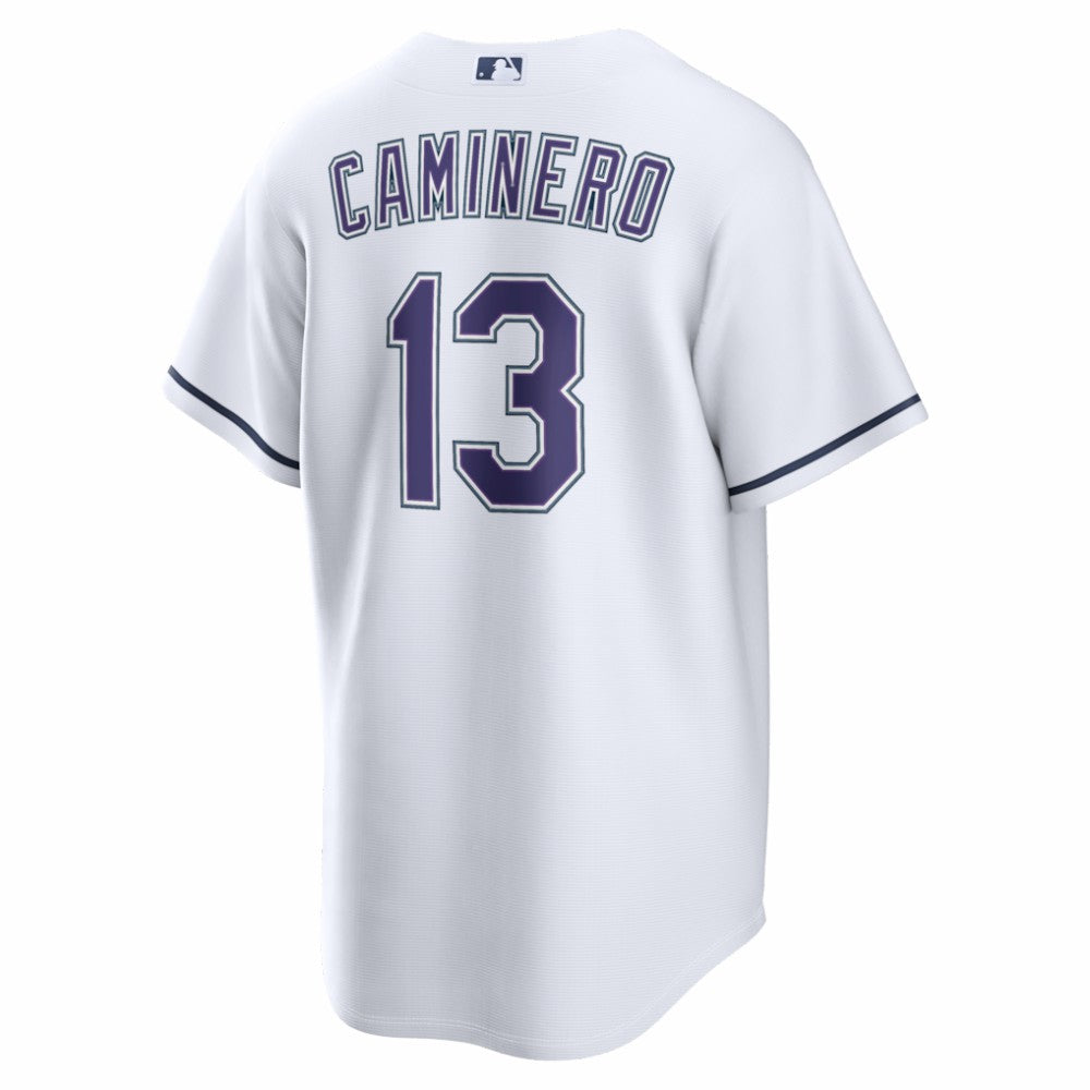 Junior Caminero Tampa Bay Rays Alternate 2 Replica Jersey White