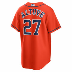Jose Altuve Houston Astros Alternate Replica Jersey Orange