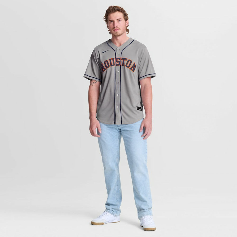 Jose Altuve Houston Astros Road Replica Jersey Gray