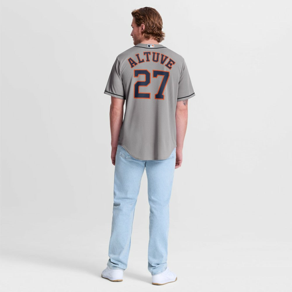 Jose Altuve Houston Astros Road Replica Jersey Gray
