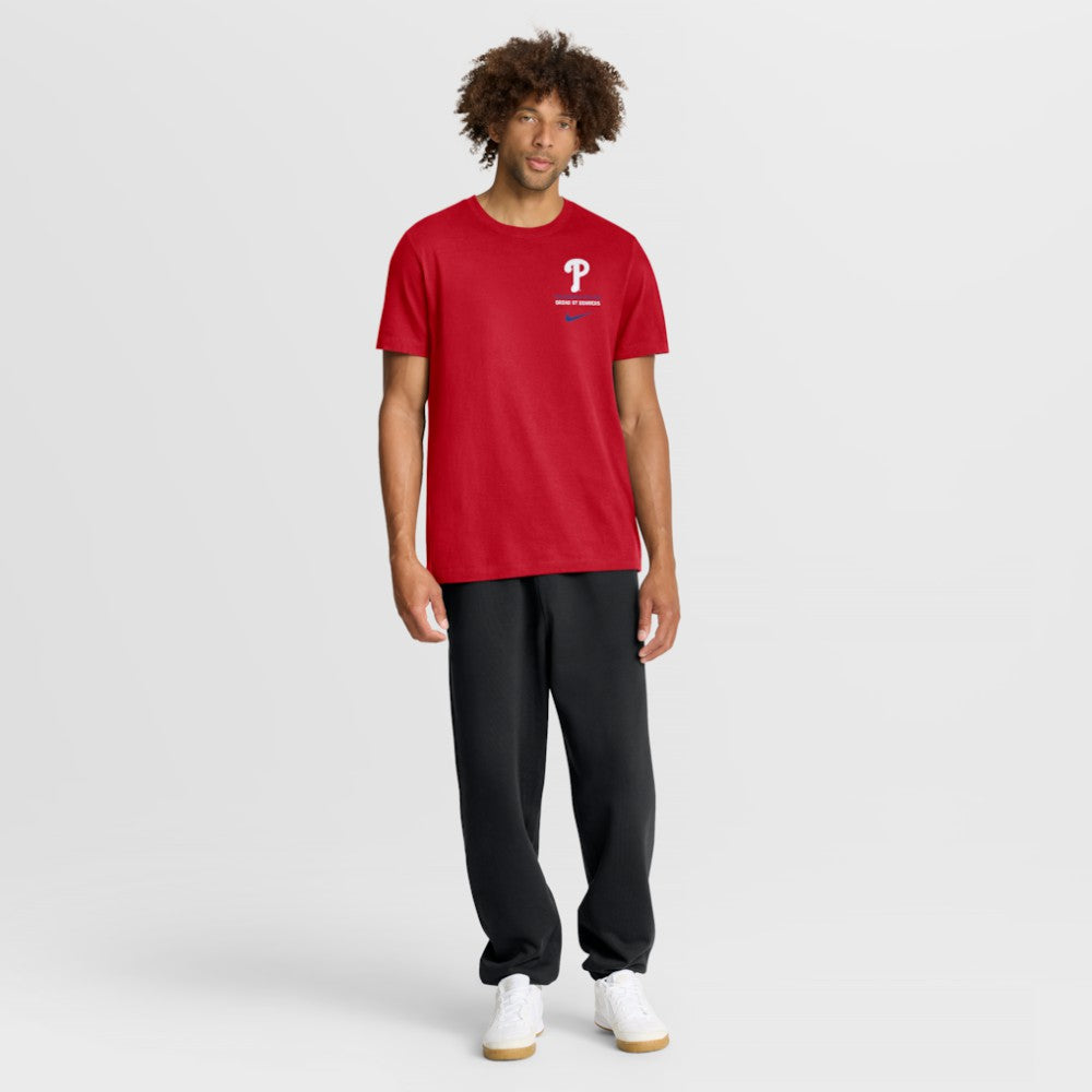 Philadelphia Phillies Primetime 2-Hit T-Shirt Red