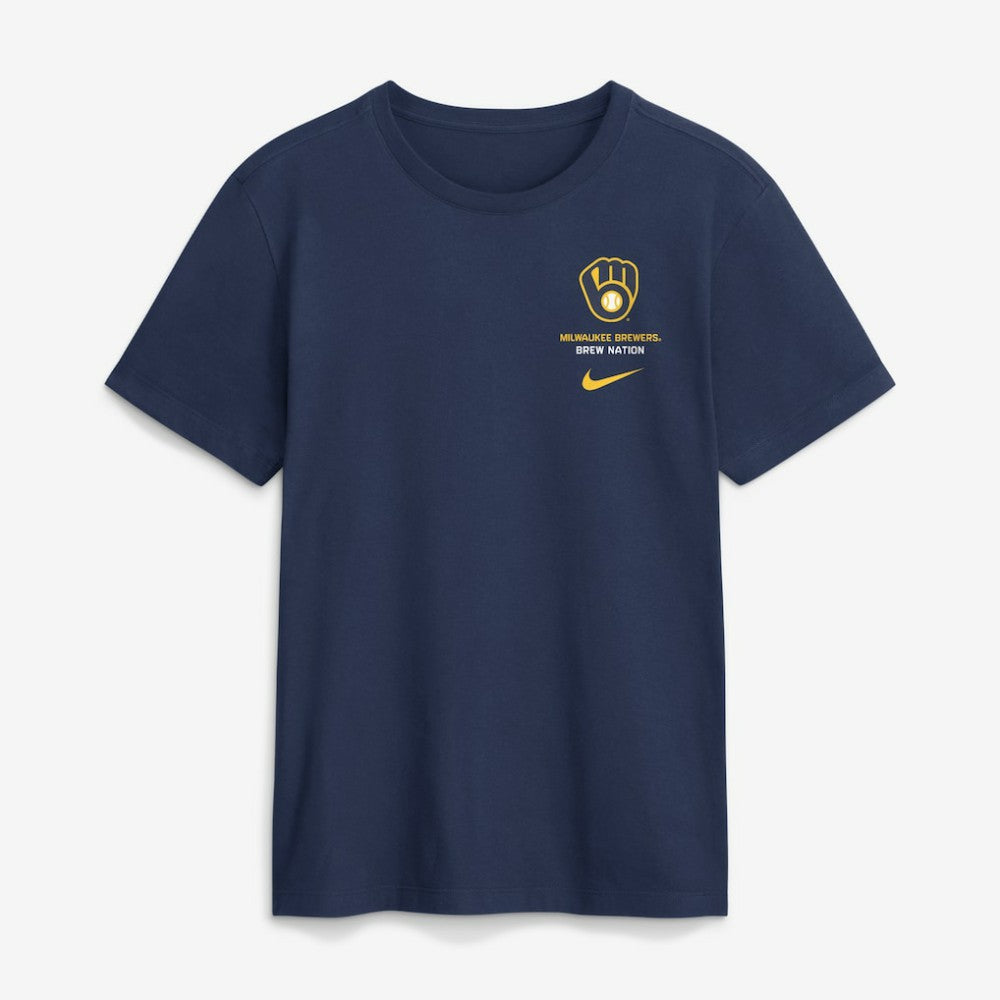 Milwaukee Brewers Primetime 2-Hit T-Shirt Navy
