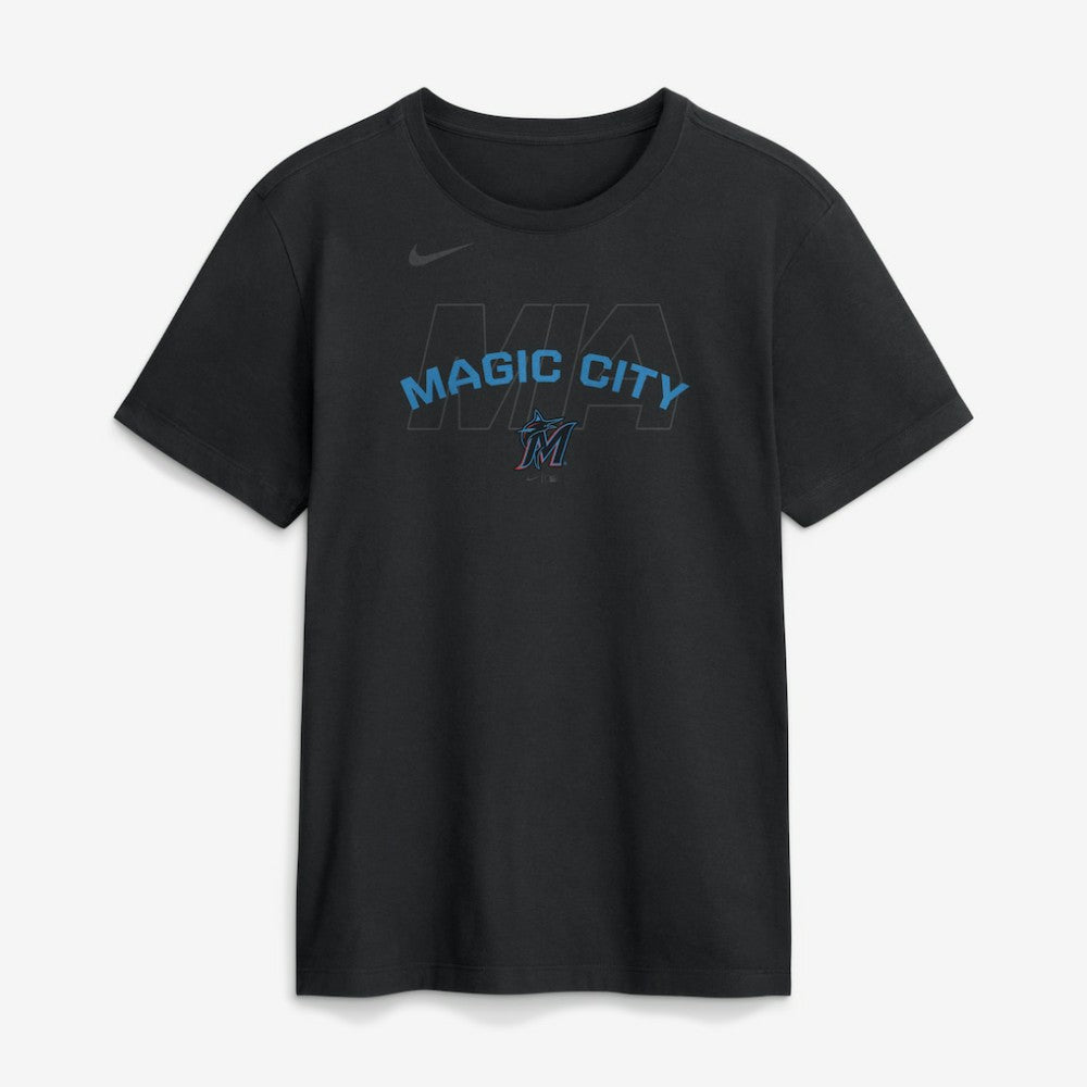 Miami Marlins Primetime Fashion T-Shirt Black