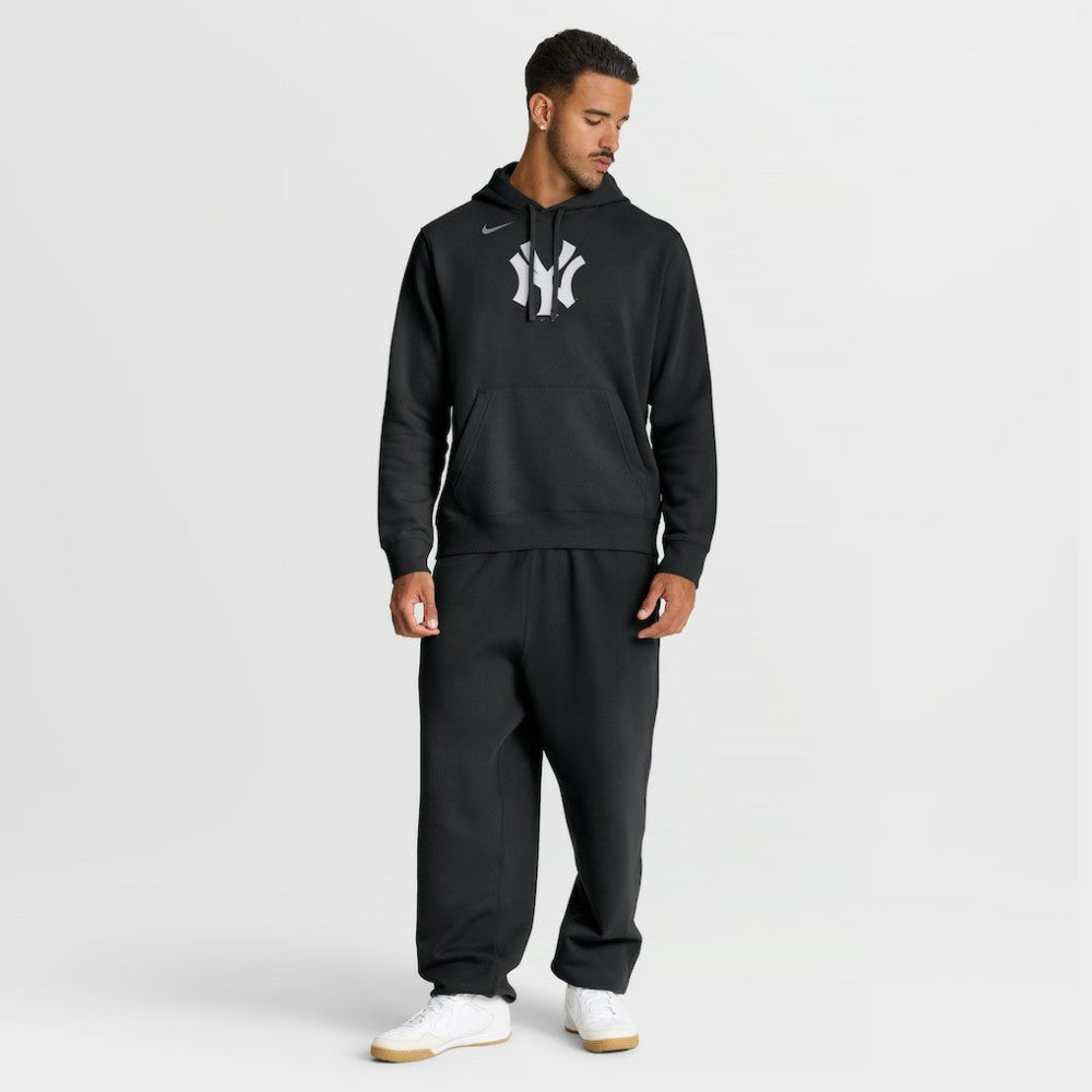 New York Yankees Dri-Fit Club Hoodie Black