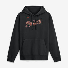 Detroit Tigers Dri-Fit Club Hoodie Black