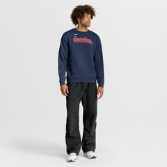 Cleveland Guardians Primetime Wordmark Sweatshirt Navy