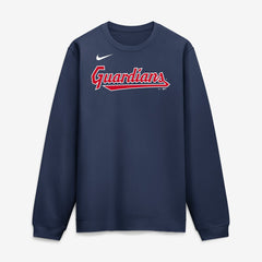 Cleveland Guardians Primetime Wordmark Sweatshirt Navy