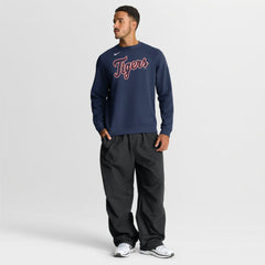 Detroit Tigers Primetime Wordmark Sweatshirt Navy