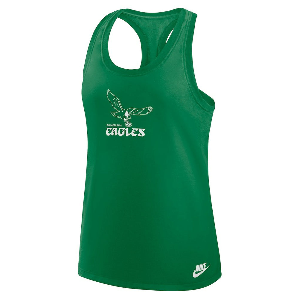 Philadelphia Eagles Women's Hurry Up Tri-Blend Dri-FIT Tank Top - Kelly Green sale