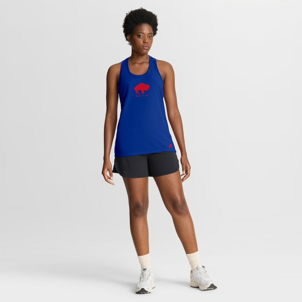 Buffalo Bills Women's Hurry Up Tri-Blend Dri-FIT Tank Top - Royal for sale